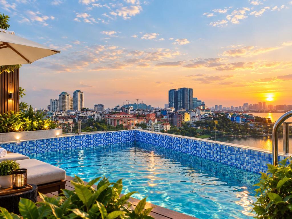 West Lake Haven 1BR, Pool, Washer and Dryer – Hanoi